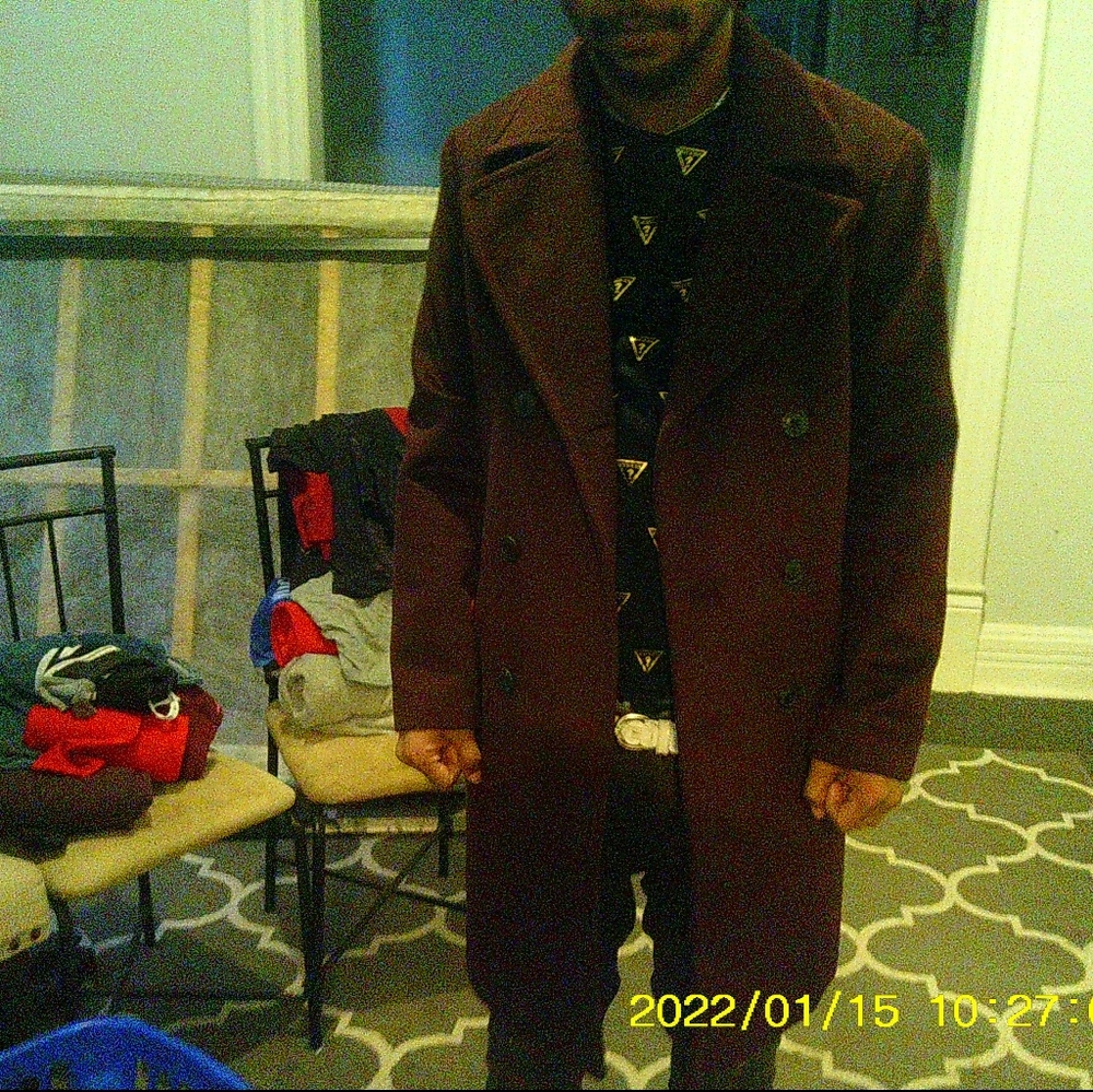 BRAND NEW brown peacoat